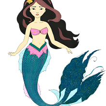 Sirena. Digital Illustration, and Children's Illustration project by Cristina Rubio - 01.24.2020