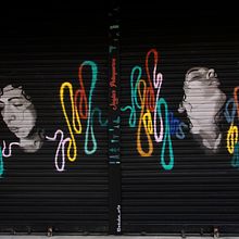 Cierre Joglar. Street Art, Traditional illustration, Acr, and lic Painting project by Eduardo Aros - 08.24.2019
