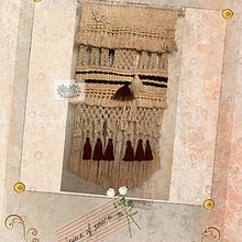 Mi Proyecto del curso: Introducción al macramé: creación de un tapiz decorativo . Seni, Dan Kerajinan proyek oleh cristina m. - 08.03.2020