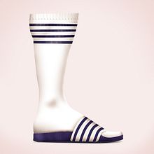 Sandalias con Calcetines.... Editorial Design, Traditional illustration & Infographics project by David González - 09.01.2019