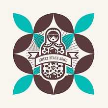 Nahu Beach. Un proyecto de Br, ing e Identidad, Diseño, Diseño de logotipos, Diseño gráfico, Diseño tipográfico e Ilustración tradicional de Salvartes Design - 27.01.2020