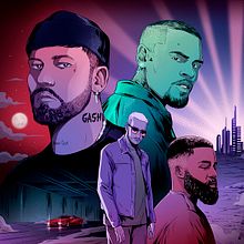 SAFETY - Chris Brown, Gashi, Afro B and Dj snake. Un proyecto de Cómic e Ilustración tradicional de Jonathan Arévalo - 30.12.2019