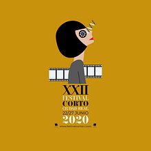 Cartel XXII FESTIVAL CORTO CIUDAD REAL. Un proyecto de Ilustración vectorial de Mercedes CAMACHO - 24.01.2020