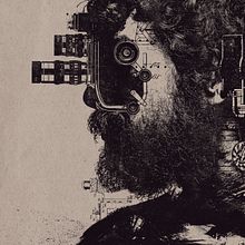 CameraMan: Ilustración artística con técnicas experimentales. Un progetto di Collage, Design e Illustrazione tradizionale di Dario Silva Quecan - 22.01.2020