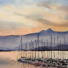 Treinamento em Aquarela . % Sonia Bueno Affonso tarafından hazırlanan Sulubo, Ve a Resim projesi - 01.28.2020