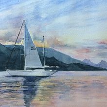 Treinamento em Aquarela . % Sonia Bueno Affonso tarafından hazırlanan Sulubo, Ve a Resim projesi - 01.28.2020