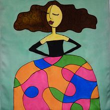 serie chicas y sirenas. Painting project by Desedamas - 01.28.2020