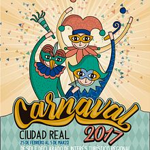 Carteles Carnaval Ciudad Real . Desain Poster proyek oleh Patricia Ruiz Muñoz - 01.28.2020