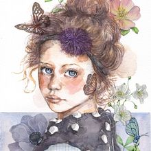 My project in Illustrated Portrait in Watercolor course. Projekt z dziedziny Malowanie akwarelą użytkownika Giulia Pianigiani - 28.01.2020