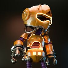 Robot com Cinema 4D. Projekt z dziedziny  Projektowanie 3D użytkownika Fabricio Marques - 28.01.2020