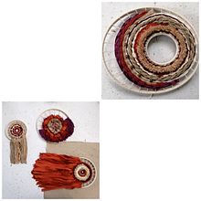 Mi Proyecto del curso: Tejido en telar circular. Fiber Arts project by Marselly Rodríguez - 01.29.2020