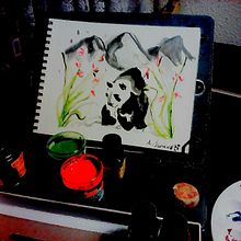 Gouche + Tinta china . Desen, Desen artistic, Ilustrație tradițională și Pictura de Alberto Serrano Casaus - 01.29.2020