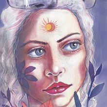 My project in Illustrated Portrait in Watercolor course. Projekt z dziedziny Trad, c i jna ilustracja użytkownika Eva-Lotta Kastilan - 29.01.2020
