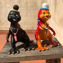 Petetesaurio Rex Toy. 3D, To, Design, and Sculpture project by David González - 06.01.2018