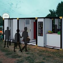 Puesto de Venta Temporal . Arsitektur Interior proyek oleh Zuzanna Trela - 01.29.2019