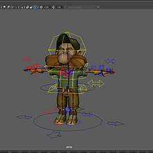 Fisher project_Basic Rig Ein Projekt aus dem Bereich 3D von Jeff Chen - 30.01.2020