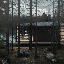 Winter House. Un proyecto de Arquitectura de f9 studio. - 30.01.2020