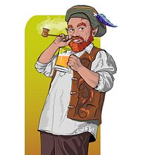 Ilustración Vectorial de un Leprechaum. Un progetto di Disegno artistico, Illustrazione tradizionale e Illustrazione digitale di Guillermo Liroz - 22.01.2020