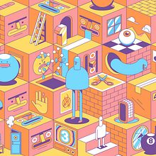 Solo show - 2019. Un projet de Illustration traditionnelle, Illustration numérique et Illustration vectorielle de Jorsh Peña - 31.01.2020