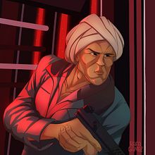 Total Recall fanart. Character Design, Traditional illustration, and Digital Illustration project by Rafa Gámez - 05.13.2019