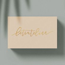 Letratelier Logo. Design de logotipo, e Lettering projeto de Rosalia Flores Huertas - 02.02.2018
