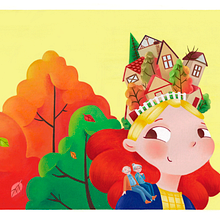 Sunny's magical headband. Un proyecto de Bellas Artes, Ilustración tradicional e Ilustración infantil de Eva Rodríguez - 01.02.2020