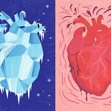 Editorial illustrations: Modern Psykologi. Traditional illustration project by Emma Hanquist - 09.30.2019