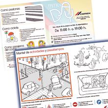 Mantel de actividades para niños, en A3 . % Obdulia Zamora tarafından hazırlanan Markalaşma ve Kimlik projesi - 05.03.2016