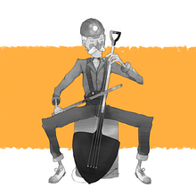 La música es para todos. Creativit, Drawing, Digital Illustration, and Children's Illustration project by Lohanny Reyes - 12.08.2019