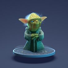 3D Yoda. Un progetto di 3D di José Jesús Lucas Díaz - Hellín - 02.02.2020
