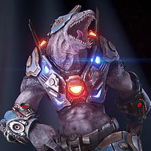 Teiidae Warrior. 3D, Game Development, 3D Design, 3D Character Design, 3D Modeling, and Video Games project by Manu Herrador - 02.03.2020