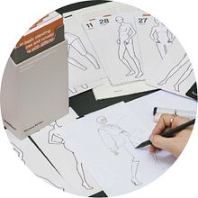 Fashionary Poses Womens. Drawing, Traditional illustration, and Education project by Connie Lim - 04.19.2019
