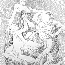 Melpómene. Un projet de Dessin et Illustration traditionnelle de ZURSOIF Miguel Bustos Gómez - 03.08.2019