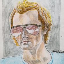 Summer vibe. Artistic Drawing, Drawing, Traditional illustration, Pencil Drawing, Portrait Drawing, and Realistic Drawing project by Mioara-Alexandra Rațiu - 02.04.2020