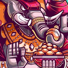 Tattoo design. Art Direction, Design, Character Design, Traditional illustration, Digital Illustration, and Vector Illustration project by Edgar Rozo - 02.04.2020