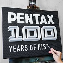 Pentax 100 year celebration . 3D Lettering, Acr, lic Painting, Calligraph, Lettering, Social Media, and Video project by James Lewis - 11.27.2019