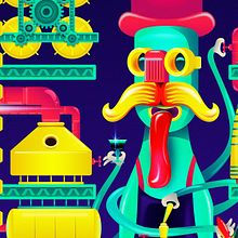 Fábrica fantástica y única / Fernet Branca. Un progetto di Design, Illustrazione digitale e Illustrazione vettoriale di Walter Conci - 04.02.2020