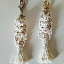 llaveros de macramé . % Luz Elena Villalobos tarafından hazırlanan Yaratıcılık projesi - 02.04.2020