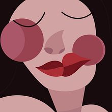 Ilustración de DUA LIPA: Técnica de geometrización . Projekt z dziedziny Ilustracja c i frowa użytkownika Esteban González Rey - 24.01.2020