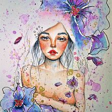 My project in Illustrated Portrait in Watercolor course. Painting, and Watercolor Painting project by Maureen Fletcher - 02.05.2020
