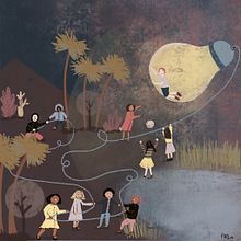 Mi Proyecto del curso: Switch on the night de Ray Bradbury.. Un proyecto de Ilustración infantil de Paz Ramos Reyes - 05.02.2020