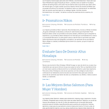 Tienda de Montaña. Web Design project by Jose Luis Torres Arevalo - 02.05.2020
