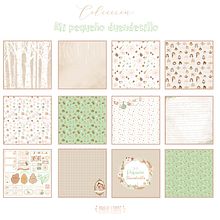 Colección de estampados mi pequeño duendecillo. Un proyecto de Diseño gráfico, Ilustración infantil y Papercraft de onaluStudio - 06.02.2020