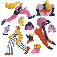 Personajes. Un proyecto de Cómic, Creatividad, Diseño de personajes, Ilustración tradicional e Ilustración digital de Marina Hdez Ávila - 18.01.2020