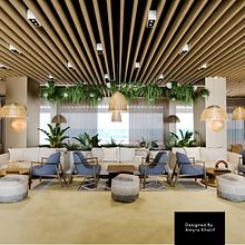 My project in Interior Design for Restaurants course. Projekt z dziedziny 3D,  Architektura,  Manager art, st, czn, Concept art, Design,  Projektowanie 3D, Architektura wnętrz,  Dekoracja wnętrz, Projektowanie wnętrz i Architektura krajobrazu użytkownika Amyra Khelif - 06.02.2020