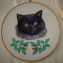 Meu projeto do curso: Needle painting para principiantes. Embroider project by Angélica Daiello - 02.06.2020