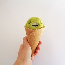 Scoopsie Lime Ein Projekt aus dem Bereich Bildende Künste, H, werk, Design von Figuren, Skulptur und Art To von droolwool - 07.02.2020