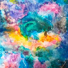 Mi Proyecto del curso: Técnicas modernas de acuarela. Painting project by alevalee - 02.07.2020