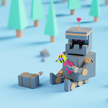 Mi Proyecto del curso: Introducción al Diseño y Modelado 3D con Blender. 3D, and 3D Design project by Rosa Hashimoto - 02.07.2020