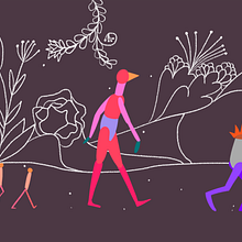 WANDERN Ein Projekt aus dem Bereich 2-D-Animation von Verónica Anaya Canseco - 08.02.2020